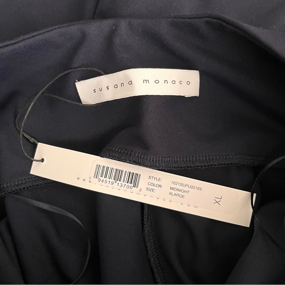 Susana Monaco Wide Leg Tie Waist Halter Jumpsuit - Picture 12 of 16